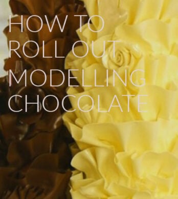 how to roll out modelling chocolate