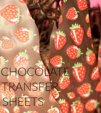 chocolate transfer sheet
