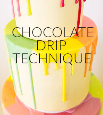 chocolate drip technique
