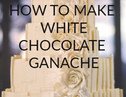 how to make white chocolate ganache