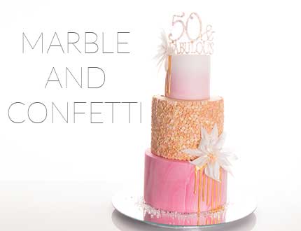 Marble and Confetti