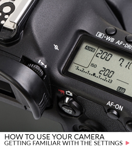 How to use your camera – Getting familiar with the settings