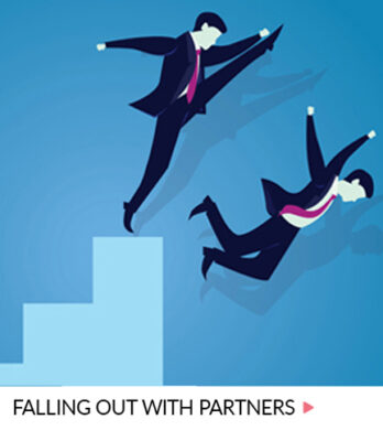 falling out with partners