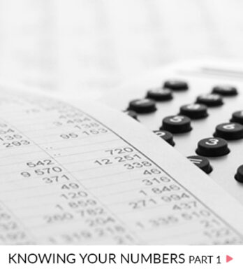 knowing your numbers part 1
