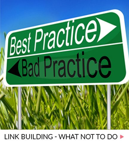 Link building – What not to do