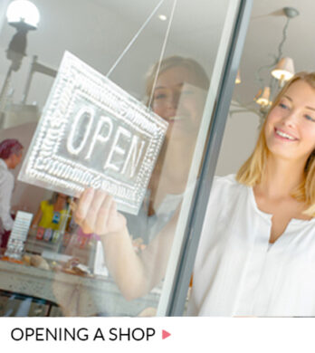 opening a shop