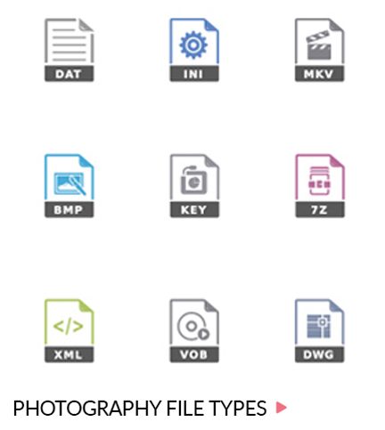 Photography file types