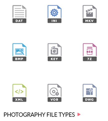 Photography file types
