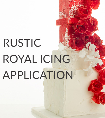 Rustic Royal-Icing application
