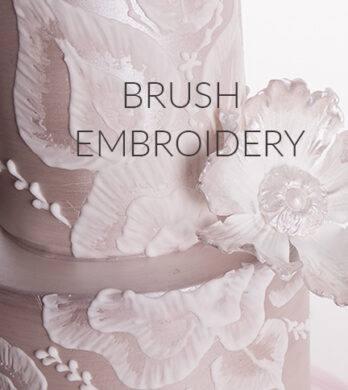 Brush embroidery