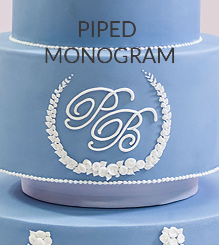 Piped monogram