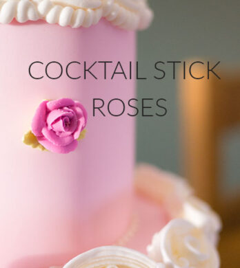 Cocktail stick roses