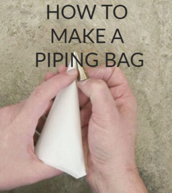 making a piping bag