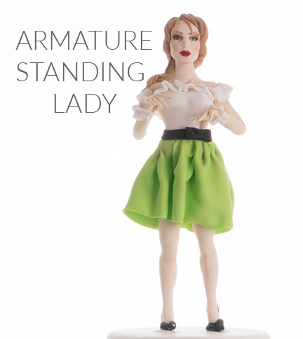 Armature standing lady