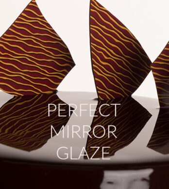 how to make a mirror glaze - cake