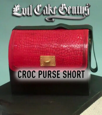 croc purse stencil