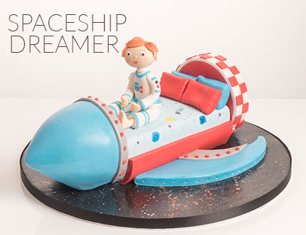 spaceship cake tutorial