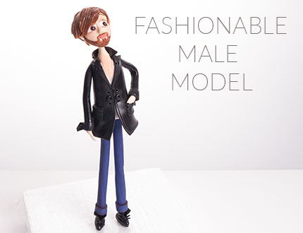 Fashionable Male Model