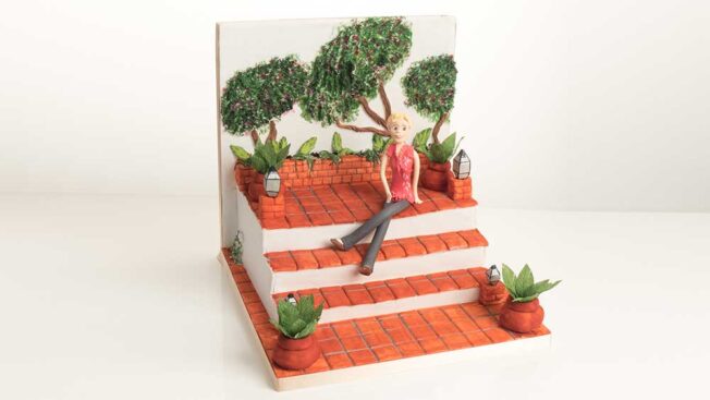 terrace garden cake tutorial