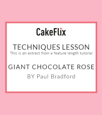 Giant chocolate rose