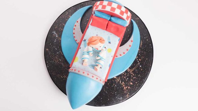 spaceship cake tutorial