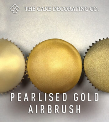pearlised gold airbrush paint