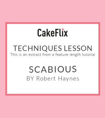 Scabious Sugar Flower Cake Technique