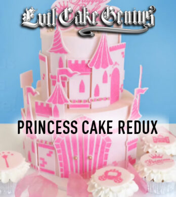 princess cake stencil