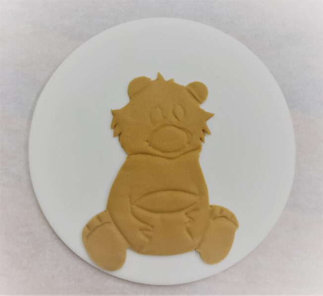 honey bear cake topper