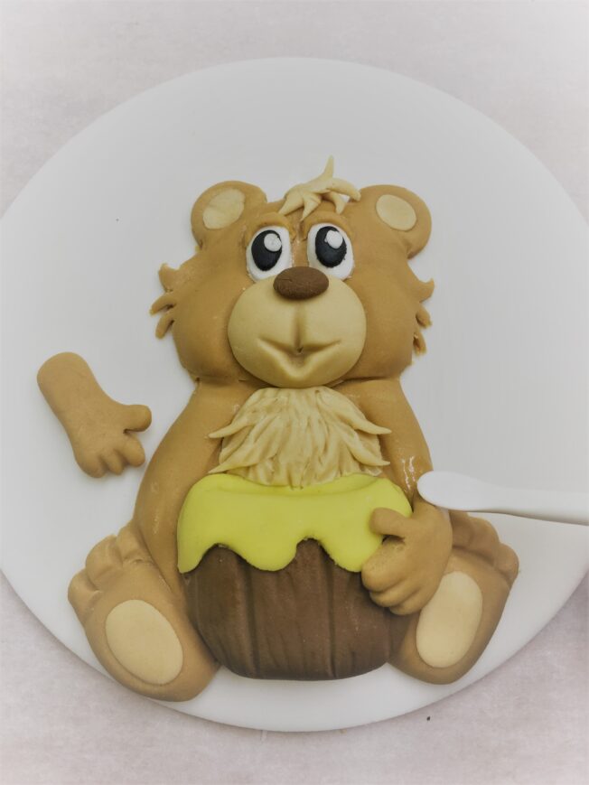 free honey bear cake topper step by step guide