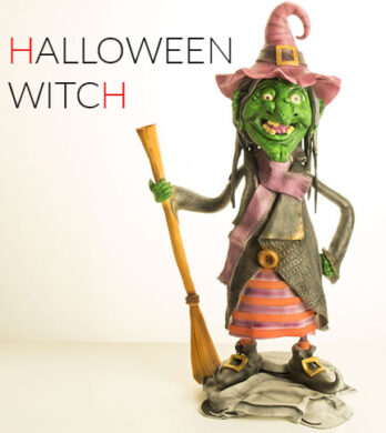 how to make a halloween witch cake