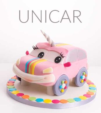 how to make a unicorn car cake