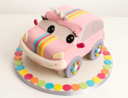 unicorn car cake tutorial