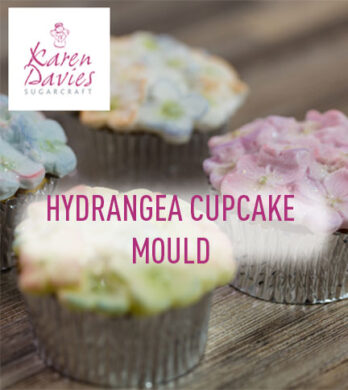 Hydrangea cupcake