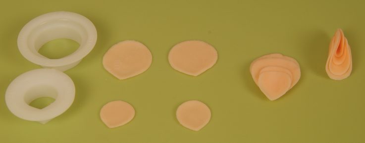 peach trellis cake tutorial