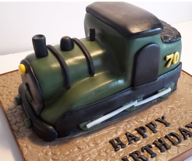 train cake