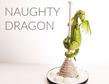 dragon cake tutorial - CakeFlix - Game of thrones dragon cake