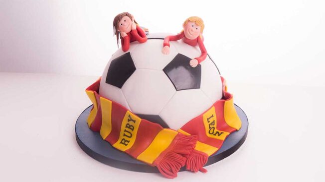 football cake