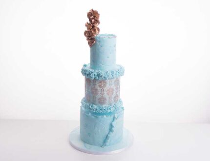 Atlantis - sea blue wedding cake