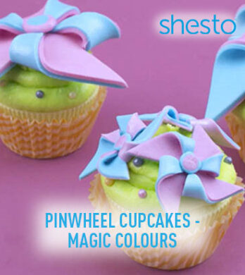 Pinwheel cupcakes
