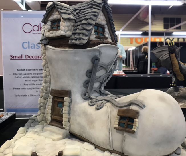 big boot cake international shoe