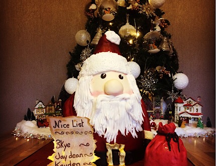 santa cake
