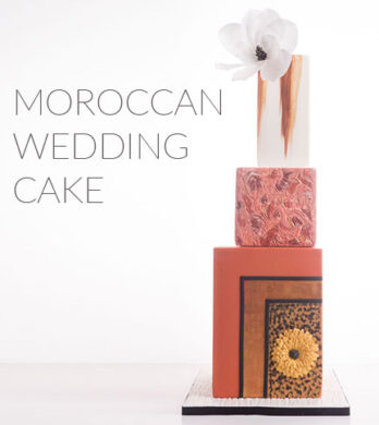 moroccan wedding cake