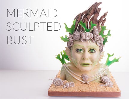 Mermaid Sculpted Bust