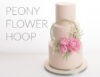 How to make a peony flower hoop