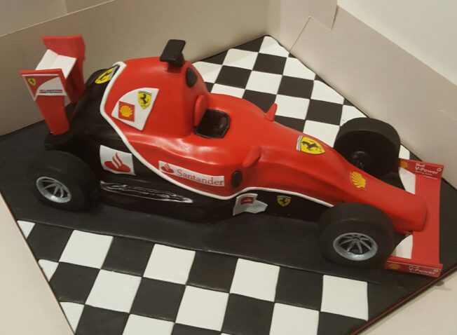 f1 car cake