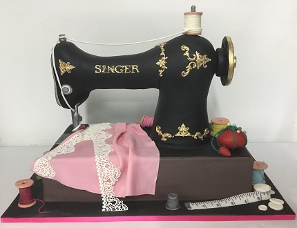 Buttercream Sewing Cake | Sewing cake, Cake, Custom cakes