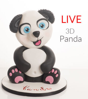3d panda cake tutorial