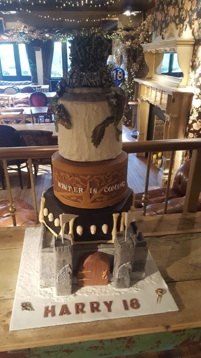 game of thrones cakes winter is coming