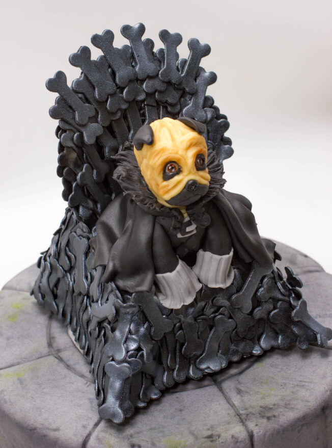 dog game of thrones cake